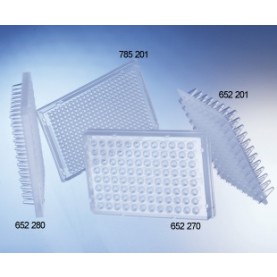 Greiner-Bio 785201 384 Well PCR Microplate, Natural, Skirted