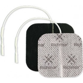 Richmar 400-877 MultiStim Electrodes, 5cm x 5cm (2 x 2), Square, Cloth,  4/pk, 10 pk/bg, 1 bg/cs  (US Only)