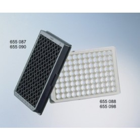 655090 Greiner-Bio CELLSTAR 96 Well Cell Culture Microplate, TC Treated, Black (8 per Pack/ 32 per Case)