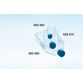 661960 Greiner Bio-One Advanced TC™ Flask, High Profile, Plug Seal Cap, 40 Flasks