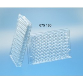 675180 Greiner-Bio CELLSTAR 96 Well Cell Culture Microplate with Lid, TC Treated, Clear (8 per Pack/ 32 per Case)