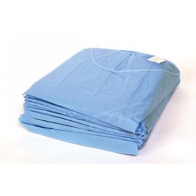 AMD-Medicom 8023 Isolation Gown, Regular, Blue, 10/bg, 5 bg/cs