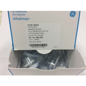 GE Life Sciences Puradisc 6780-2504 Whatman Syringe Filter, 0.45 µm, PES Membrane, Sterile with FNPT Inlet/MNPT Outlet (Pack of 50), PES, 0.45 µm, 25 mm, 4.2 cm² Filtration Area, FLL Inlet, MLS Outlet, Transparent, Sterile (6780-2504 Whatman Syringe Filte