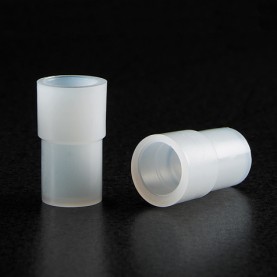 6801 Globe Scientific Sample Cup, Clear, 11 x 19 mm, Polypropylene, for use with Elan Analyzer (Case of 1000)