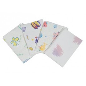 TIDI Products, LLC 981610 Bib, 10" x 13", 2-Ply + Poly, Pediatric Print, Under the Sea, 250/cs