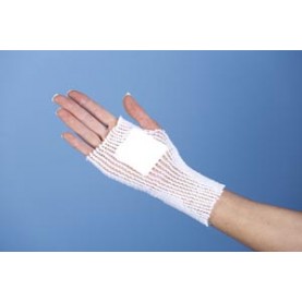Medi-Tech International Corp S02 Original Spandage Tubular Retainer Net, Latex-Free, 25yds Stretched, Adult Finger, Toe With Applicator, Size 2