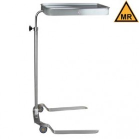 Blickman Industries 0638841200 Mayo Stand, 12 5/8" x 19 1/8" Tray, MRI Safe (DROP SHIP ONLY)