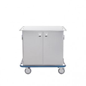 Blickman Industries 2293332000 Multi Purpose Case Cart 42"W x 40 1/2"H x 29"D, (1) Stainless Steel Wire Pullout Shelf (DROP SHIP ONLY)
