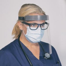 TIDI Products, LLC TIDIFS96 TIDIShield Grab 'n Go Foam Headband Face Shields, 24/bx, 4bx/cs