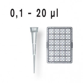 BrandTech 732002 0.1-20µL Nano-cap Tips, 2,000 Tips, Bulk