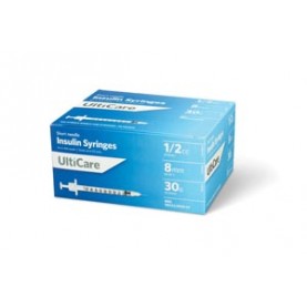 UltiMed, Inc. 9359 Insulin Syringe, 1/2cc, 30G x 5/16", 100/bx