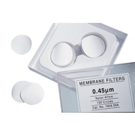 Whatman 7404-009 Hydrophilic Nylon Filter Membrane 0.45 µm, 90 mm (50/Pack)