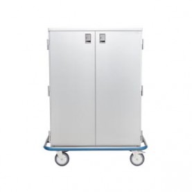 Blickman Industries 2293335000 Ultra Space Saver Case Cart 42"W x 55 1/2"H x 29"D, (2) Stainless Steel Wire Pullout Shelves, (1) Door (DROP SHIP ONLY)