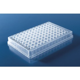 BrandTech 781377 96 Well PCR Microplate, Clear, Skirted, Low Profile