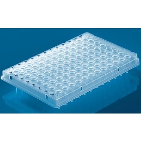 BRAND 96 Well PCR Plate, Half Skirt 