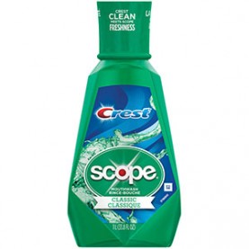 Procter & Gamble Distributing LLC 3700095662 Scope Mouthwash, Classic Original Mint, 1 lt, 6/cs