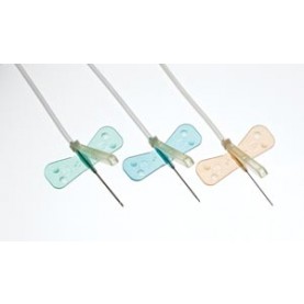 Terumo Medical Corp. 1MN*SVS25B30 Safety Winged Blood Collection Set, 25G x ¾", 12" Tubing, Adapter, 50/bx, 10 bx/cs (MN*SVS25B30)