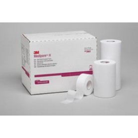 3M Health Care 2861 Cloth Surgical Tape, 1" x 10 yds, 2 rolls/pk, 12 pk/cs (Continental US+HI Only)
