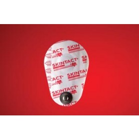 Leonhard Lang FSVB011 Stress Test ECG Electrode, 35 x 53mm, Solid Gel, Offset Snap Connector, Foam Backing, Enhanced Adhesive, 30/pch, 1200/bx