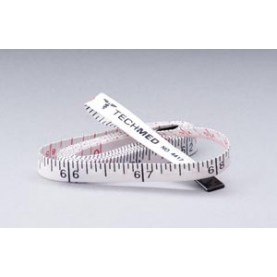 Dukal Corporation 4417 Tape Measure, 72"L, ¼"W, Linen-Like Fiberglass, English Scale & Metric Scale on Reverse Side, 10/pk