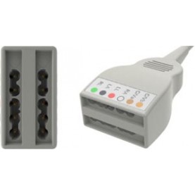 3M Health Care YMC10PH55 Yokemate LWS® ECG Cable with Universal Connector (Continental US+HI Only)