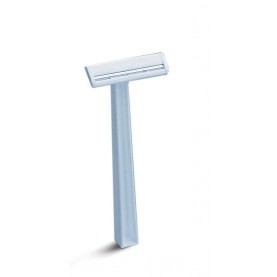 AccuTec Blades, Inc. 75-0003 Standard Weight Fixed Head Razor, Single Blade, 10/bg, 5 bg/ct, 10 ct/cs