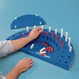 Hygenic/Performance Health 081274174 Semi-Circular Peg Board, 26" x 14" x 2" (US Only)