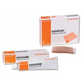 Smith & Nephew, Inc. 6602134010 Iodoflex Wound Pad, 3 x 10gm (0.9% Cadexomer iodine), 3/bx, 12bx/cs (US Only)