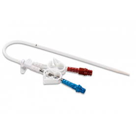 Dual Lumen Acute Dialysis Catheter, 11.5FR, 13.5cm, Straight Extensions, 5/ctn (Continental US Only)