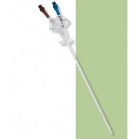 Dual Lumen Acute Dialysis Catheter, 11.5FR, 19.5cm, Straight Extensions, IC Tray, 5/ctn (Continental US Only)