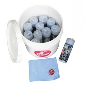 Hygenic/Performance Health 760393 Reusable Towel Team Bucket Includes (12) Large 27" x 17" Towels  (36 ea/plt) (US Only)
