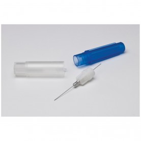 Plastic Hub Dental Needle, 25G Long, 1¼" (32mm), Red, Sterile, 100/bx, 10 bx/cs (Continental US Only)