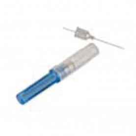 Metal Hub Dental Needle, 30G X-Short, ½" (11mm), Blue with White Cap, Sterile, 100/bx, 10 bx/cs (Continental US Only)