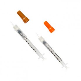 Insulin Safety Syringe, 1mL, 30G x 5/16", 100/bx, 5 bx/cs (Continental US Only)