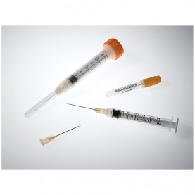 Endodontic Irrigation Syringe, Needle, Luer Lock, 27G x 1¼ (31.7mm), Yellow, Sterile, 100/bx, 10 bx/cs (30 cs/plt) (Continental US Only)