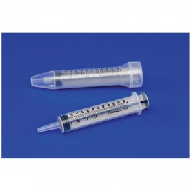Syringe Only, 60mL, Toomey Tip, 5cc & ¼ oz Increment Graduations, 20/bx, 5 bx/cs (Continental US Only)