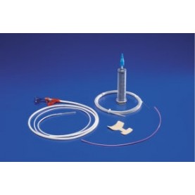 Feeding and Gastric Decompression Tube, 16FR Overall, 9FR Jejunal Tube, Overall Length 67", 2/cs (Continental US Only)