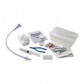 Silicone Insertion PVP Solution Urinary Catheterization Foley Kit, 5cc, 16FR, 1 tray/ea, 20 ea/cs (Continental US Only)