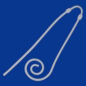 Swan Neck Curl Missouri Catheter, 2 Cuff, Right, 62.5 (Continental US Only)