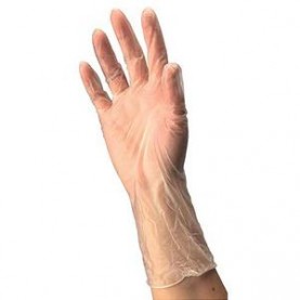 Clear Vinyl Exam Gloves, X-Large, Powder-Free, Non-Sterile, 100/bx, 10 bx/cs (Continental US Only)