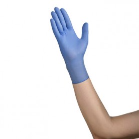 Flexal Touch Nitrile Exam Gloves, Medium, Blue, Powder-Free, 250/bx, 10 bx/cs (Continental US Only)