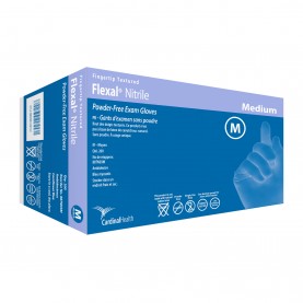 Glove, Thin Nitrile Exam, Textured, Powder-Free (PF), Medium, 200/bx, 10 bx/cs (Continental US Only)