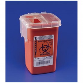 Sharps Container, 1 Qt, Red, 100/cs (24 cs/plt) (Continental US Only)