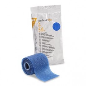 3M Health Care 82002B Plus Casting Tape, 2" x 4 yds, Blue, 10/cs (Continental US+HI Only)