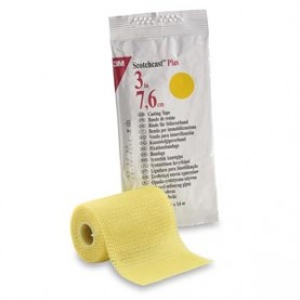 3M Health Care 82003Y Plus Casting Tape, Standard, 3" x 4 yds, Yellow, 10/cs (Continental US+HI Only)