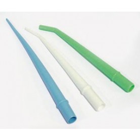 Crosstex International ZSABL Surgical Aspirator Tips, Blue, Small Tip, 25/bg, 25 bg/cs