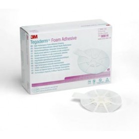 3M Health Care 90614 Foam Adhesive Dressing, Mini Oval, 2 ¾" x 3", 10/bx, 4 bx/cs (Continental US+HI Only)