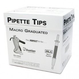 VistaLab 5 mL Pipette Tips, Clear, Graduated, Bulk 100 Tips
