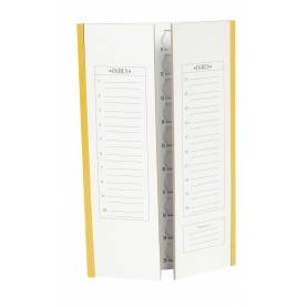HS120197 Heathrow 20-Place Cardboard Slide Tray, Yellow (Case of 72)