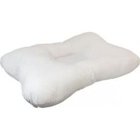 Compass Health PP3113 Fiber Filled Cervical Indentation Pillow, 23" x 16.1" x 4.7", White (092819)